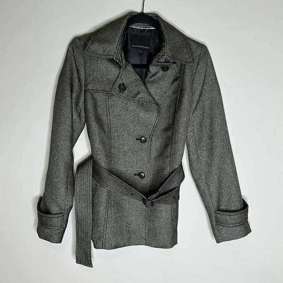 Banana Republic NWOT Houndstooth jacket size 2 - Picture 6 of 12